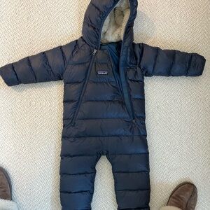 Patagonia Infant Puffer Snowsuit - Dark Blue
